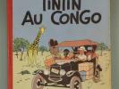 Tintin 2 au Congo Herge dos B7 de 1952 Casterman bon etat