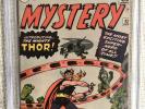 Journey into Mystery # 83 CGC 6.5 1st Thor, Stan Lee Kirby White pgs 85 Avengers