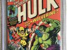 Incredible Hulk #181 cgc 9.4 1 st WOLVERINE, HULK Battle cover Stan Lee. Herb 2