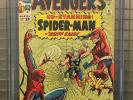 AVENGERS #11 Marvel Comics 1964 CGC 6.5 Early Spider-Man Appearance