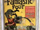 FANTASTIC FOUR # 2 CGC 8.5 1ST Skrulls 3,4,5  Stan Lee Kirby Avengers Movie Key