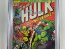 Incredible Hulk #181 1st app Wolverine 2x Signed Stan Lee & John Romita CGC 9.4
