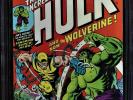 INCREDIBLE HULK #181 CGC 9.4 WHITE PAGES 1ST FULL WOLVERINE APP CGC #2037499008