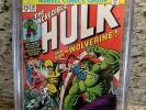 Hulk #181 CGC 9.4 Marvel 1974 1st Wolverine X-Men White Pages K8 201 cm clean