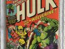 Incredible Hulk #181 cgc 9.4 1 st WOLVERINE, HULK Battle cover Stan Lee. Herb 2