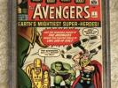 Avengers 1 CGC 8.0   Silver Age 2066085001 Captain America, Thor & Iron Man 1963