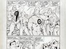 Reduced Original art DC Comics Presents The Metal Men #1 pg 15 by Kevin Maguire