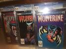 Wolverine Limited Series #1 #2 #3 All CGC 9.9 1982 SET Not 9.8 X-Men cm