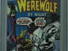 WEREWOLF BY NIGHT #32 CGC 8.5 1ST MOON KNIGHT DISNEY+ SHOW COMING OW/W PGS 1975