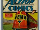 Action Comics #13 CGC 1.5 WHITE 4th Superman Cover Shuster Siegel DC Golden Age