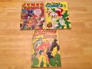 Lot of 3 Golden Age Comic Books Exciting Comics #1, Jumbo #12, Walt Disney #16