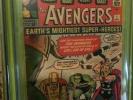 Avengers #1 cgc 5.5 Last Avengers #1 Signed by Stan Lee