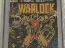 STRANGE TALES #178 CGC 9.4 WHITE PAGES WARLOCK 1st MAGUS MARVEL 1975. AWESOME