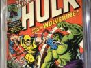 Incredible Hulk 181 CGC 9.4 1st WOLVERINE, HULK Battle cover Stan Lee 2060692001