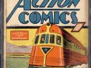 Action Comics 13 CGC 2.0 DC 1939 4th Superman Cover ad for Superman 1 SCARCE