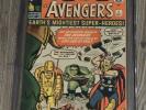 Avengers 1 CGC 8.5  Marvel 1963 1st App Avengers Hulk Iron Man Thor Loki SA Key