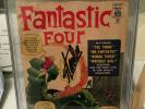 FANTASTIC FOUR #1 (1966 REPRINT) ? SIGNED STAN LEE ? CGC 4.0 Golden Record GRR