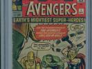 Avengers #1 (1963) CGC 3.0 - 1st Appearance & Origin of the Avengers Marvel KEY