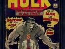 Incredible Hulk #1 CGC 4.5 Offwhite/white pages