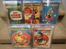 Mickey Mouse Magazine v2 #2,#3,v3 #2,#5 2nd Donald Duck 1st Snow White Cover CGC