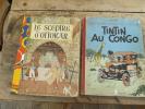 Tintin ancien HERGE CASTERMAN  LE SCEPTRE D OTTOKAR, AU CONGO  1947 1947