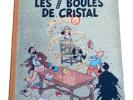 Ancienne Album Tintin Les Sept Boules De Crystal B15 1955