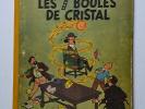 Tintin Les sept boules de cristal 4 éme plat B2 EO 1948 titre en bleu Bon Etat