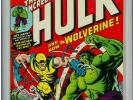 INCREDIBLE HULK 181 CGC 9.4 OW/ WHITE PAGES 1974 1ST FULL APP WOLVERINE GRAIL