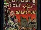 Fantastic Four #48 CGC NM+ 9.6 White Pages 1st Galactus Silver Surfer