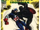 TALES OF SUSPENSE #98 F, Captain America vs Black Panther Marvel Comics 1968