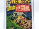 Avengers 3 CGC 6.0 Off-White Pages 1964 Iron Man Thor Sub-Mariner