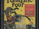 Fantastic Four #2 CGC 4.0 (Marvel 1/62) Silver Age Key Last 10¢, 1st app Skrulls