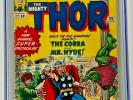 Journey Into Mystery #105 CGC 3.0 OW G/VG Marvel 1964 Thor Avengers & Cobra App