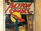 ACTION COMICS 23 (CGC 3.5) C/OW 1st app Lex Luthor Superman 4/1940 DC Comics
