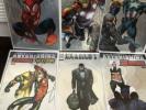 6 Marvel Foil Comic Books(2010) AVENGERS 1&2,ULTIMATE SPIDERMAN,ATONISHING X-MEN