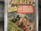 Avengers #3 CGC 4.0 OW Pages 1st Hulk Sub-Mariner Team + FF, X-men, 1964 Marvel