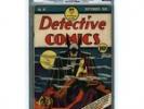 Detective Comics #31 CGC 4.0 All-time Classic Cover 3rd Batman Cover OW/WHITE