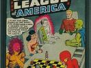Justice League of America #1 CGC 7.5 DC 1960 Superman Batman B8 126 cm