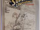 Superman Unchained #2 1:300 Sketch Variant CGC 9.8 SS x4 Jim Lee Snyder Williams