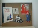 Tableau Trompe l'oeil Tintin au Pays des Soviets ( Hergé ) NO FARIBOLES NO PIXI