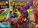 Fantastic Four #74, #76 & #77 1968 Silver Surfer app-Prior SS#1 4.0 BV$66 65%Off