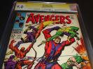 AVENGERS 55 CGC 9.0 SS SIGNATURE 1ST/FIRST ULTRON SIGNED BY STAN LEE 2 1968
