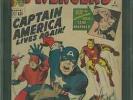 Avengers #4 PGX 9.6 Signature Edition Stan Lee Auto 1st CAPTAIN AMERICA