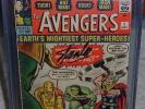 Avengers #1 CGC 3.0 1963 (R) Stan Lee Signature SS Thor Iron Man C10 111 cm