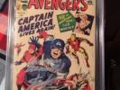 Inscribed Avengers 4 Golden Record CGC SS 7.5 Stan Lee and Jack Kirby Signature