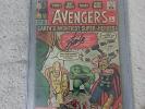 Avengers # 1. Marvel Comics September 1963. CGC 3.0, SS Stan Lee.