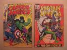 CAPTAIN AMERICA 110 + 118 vs Hulk Falcon Avengers Marvel Comic lot of 2
