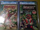 Set of 2, Avengers Vol. 1 #54 CGC 5.0 (VG/FN), Avengers Vol. 2 #55 CGC 4.0 (VG)