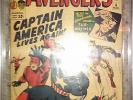 Avengers 4 CGC 0.5, 1st SA Captain America, Mega Key Off-White Pages, Looks 3.5