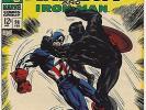 Tales of Suspense #98 (Feb 1968, Marvel) 7.5 VF- Iron Man Captain America Silver